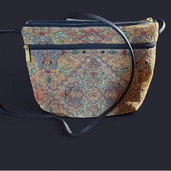 Vintage Daryl K Beverly Hills Tapestry Crossbody Bag Boho USA Made - Picture 2 of 6